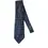 Thumbnail: FENDI FF SILK NAVY BLUE NECKTIE