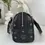 Thumbnail: MCM Visetos Black Mini Boston Doctors Bag With Charm