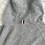 Thumbnail: Thom Browne Light Grey 4 Bar Cotton Full Zip Hoodie Sweater Sz 1 Unisex