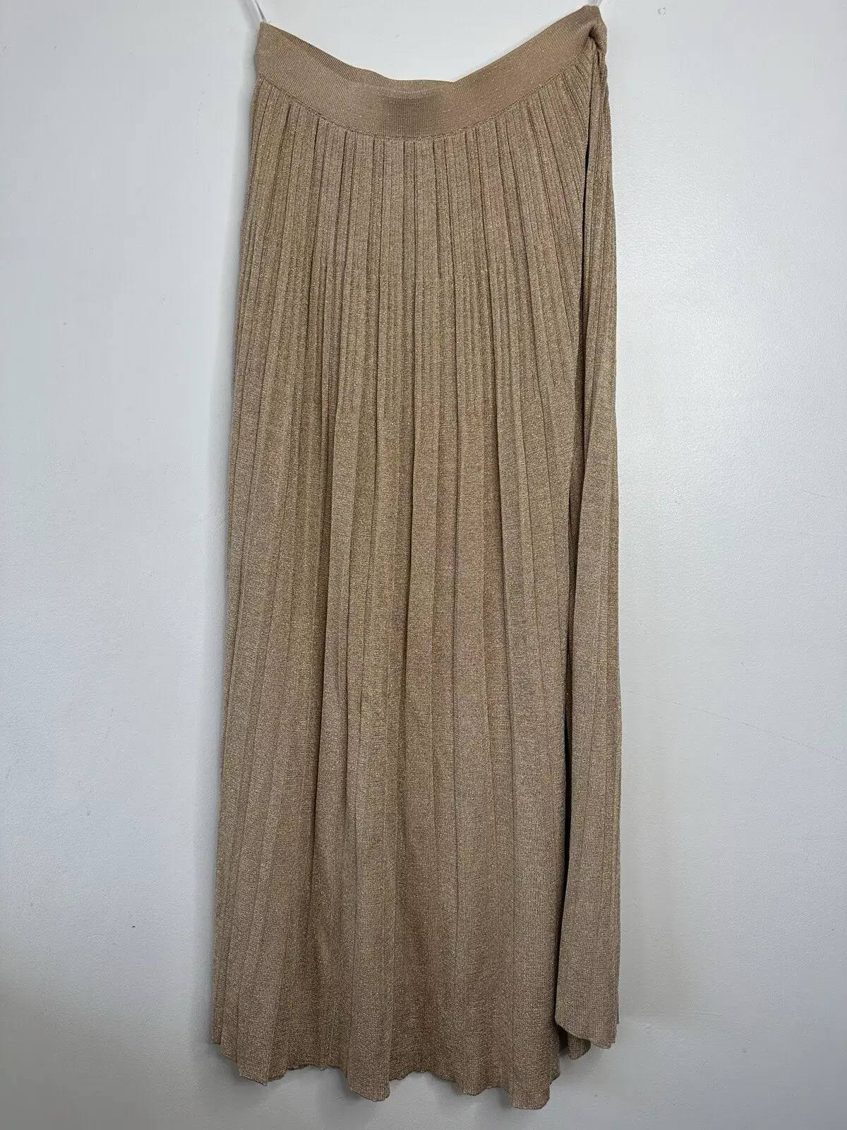 Zimmermann Gold Glitter Accents Midi Length Skirt Size 8