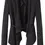 Thumbnail: HELMUT LANG Black Sheer Draped Blazer 8