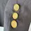 Thumbnail: Christian Dior Womens Blazer Suit Charcoal Giant Gold Button Medium 8 AU