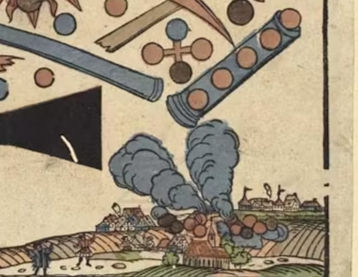 The light fell to the ground and burned?