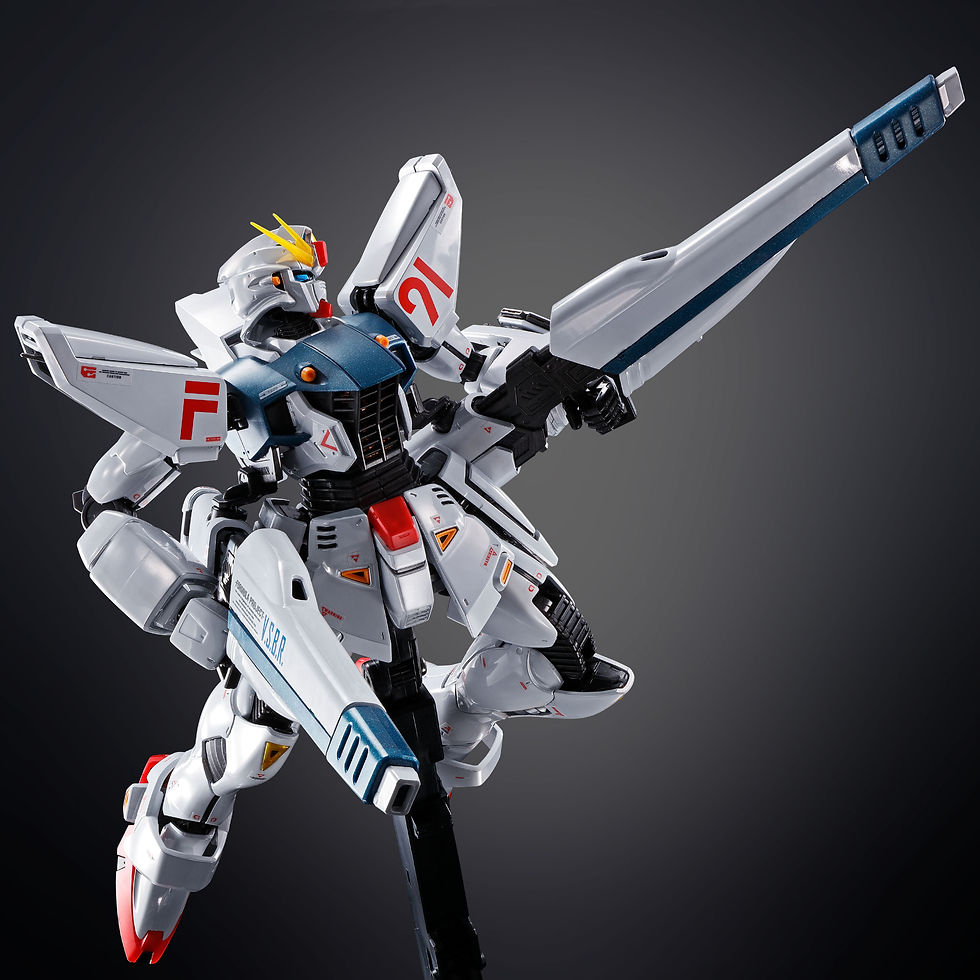 Thumbnail: P-Bandai MG 1/100 F91 Gundam F91 (Ver. 2.0) Titanium Finish