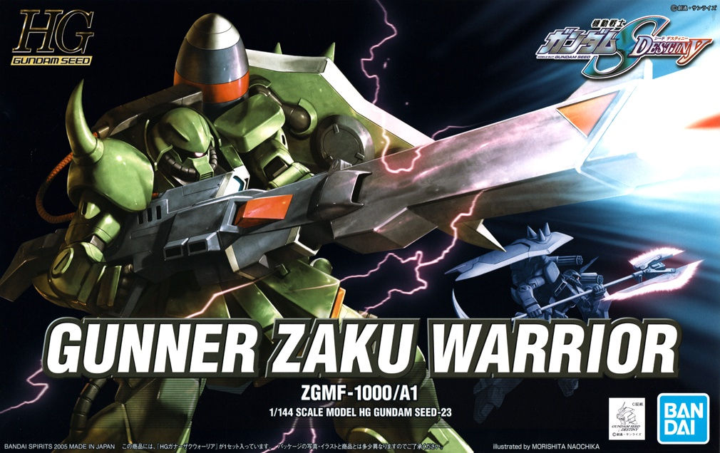 HG 1/144 ZGMF-1000/A1 Gunner Zaku Warrior