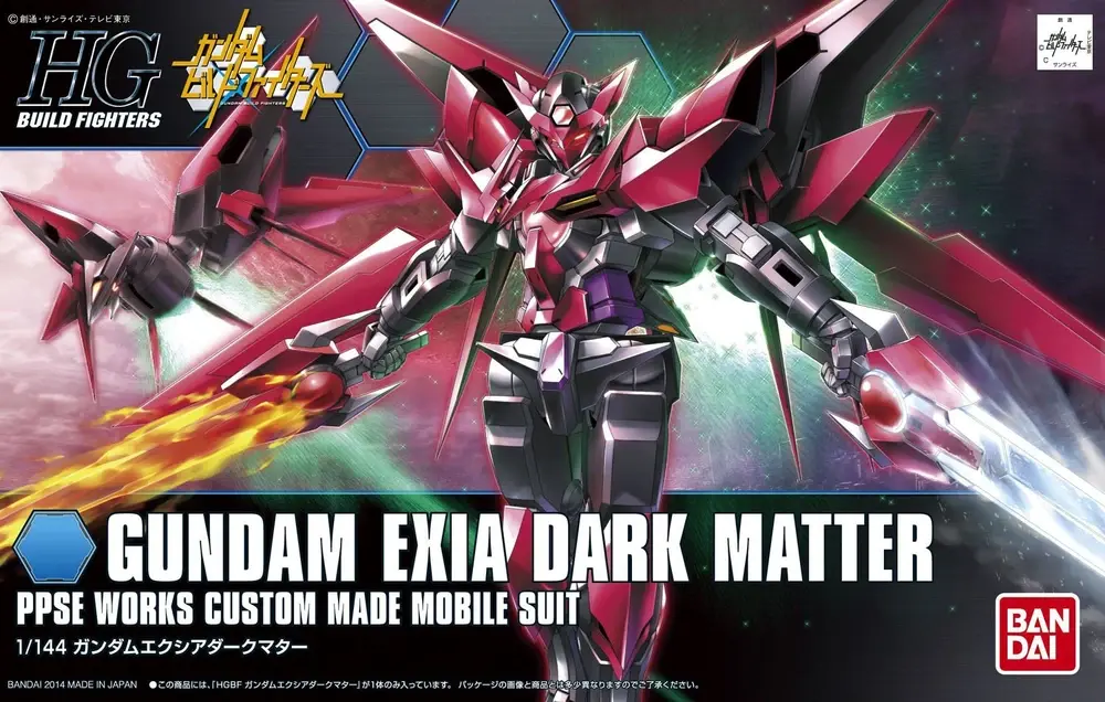HGBF 1/144 PPGN-001 Gundam Exia Dark Matter