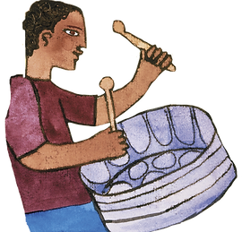 Man drumming