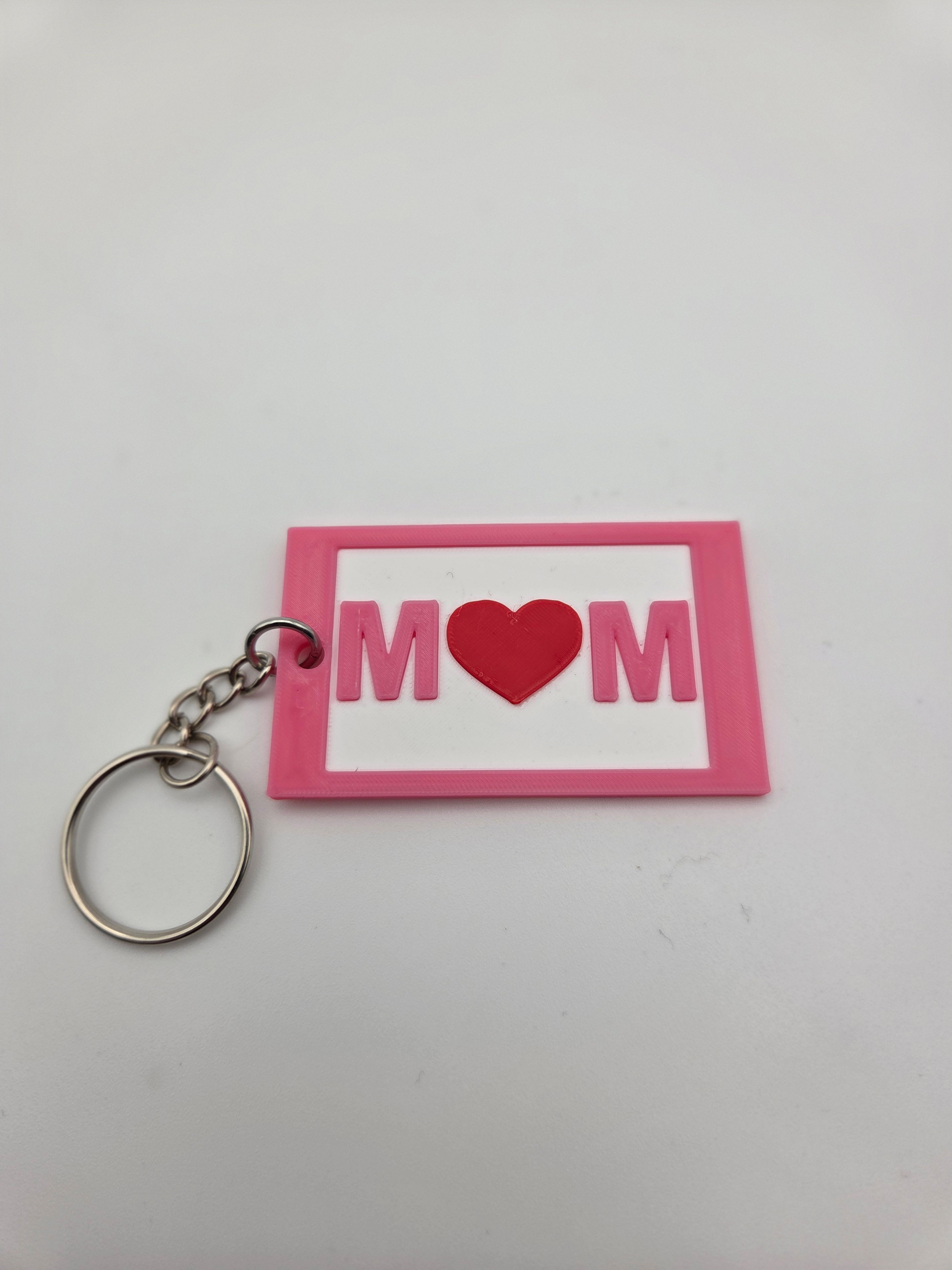 Mom Love Keychain