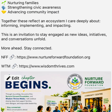 NURTURE FORWRD FOUNDATION, (NFF)