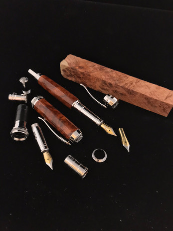 Amboyna Burl Fountain Pen