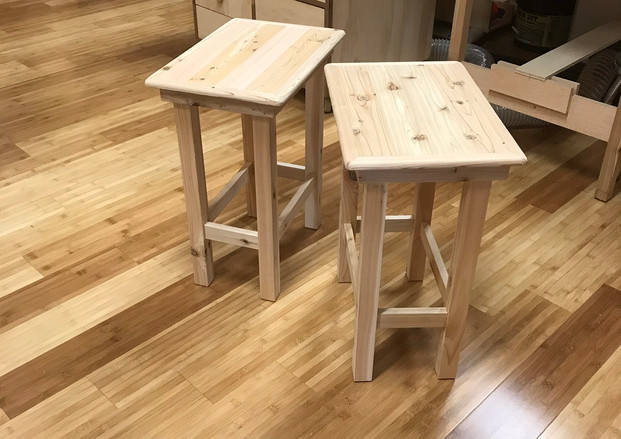 Cedar Accent Tables