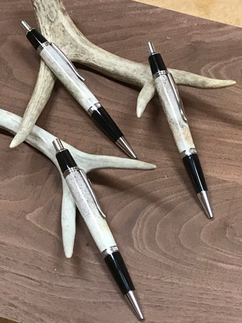 Deer Antler Click Pens