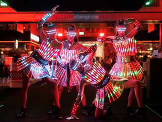 Unser LED-Show-Highlight beim Jubiläum in der Motorworld München