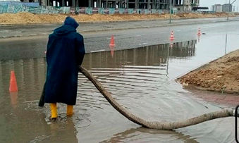 Hochwasser am Rhein Februar 2021.