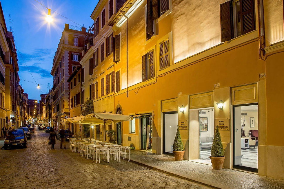 Entrance of Hotel Della Conciliazione