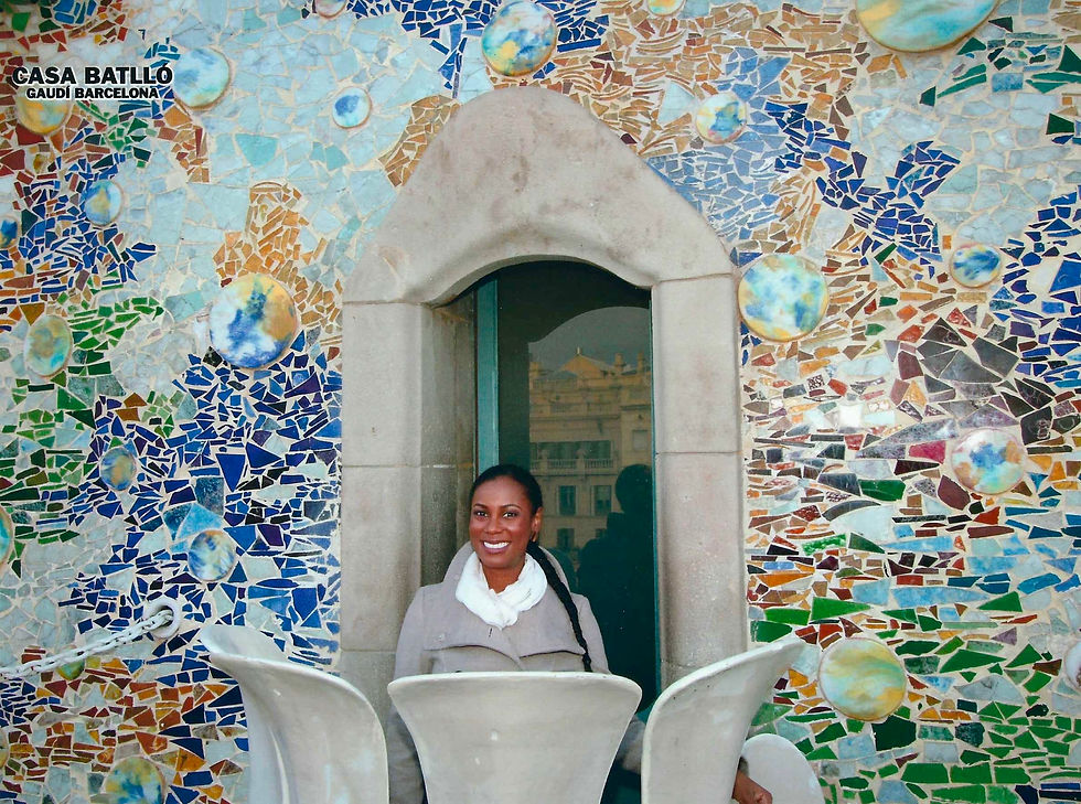 Casa Batllo balcony, Barcelona, Spain