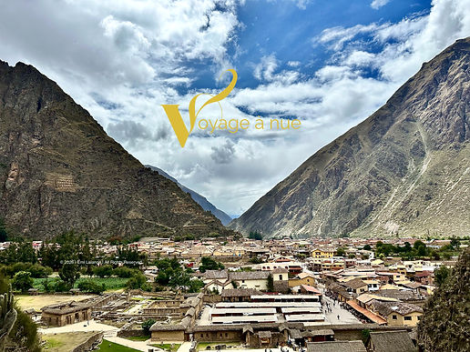 Ollantaytambo mountain view