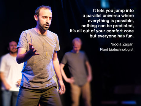 Students of easylaughs - Nicola Zagari