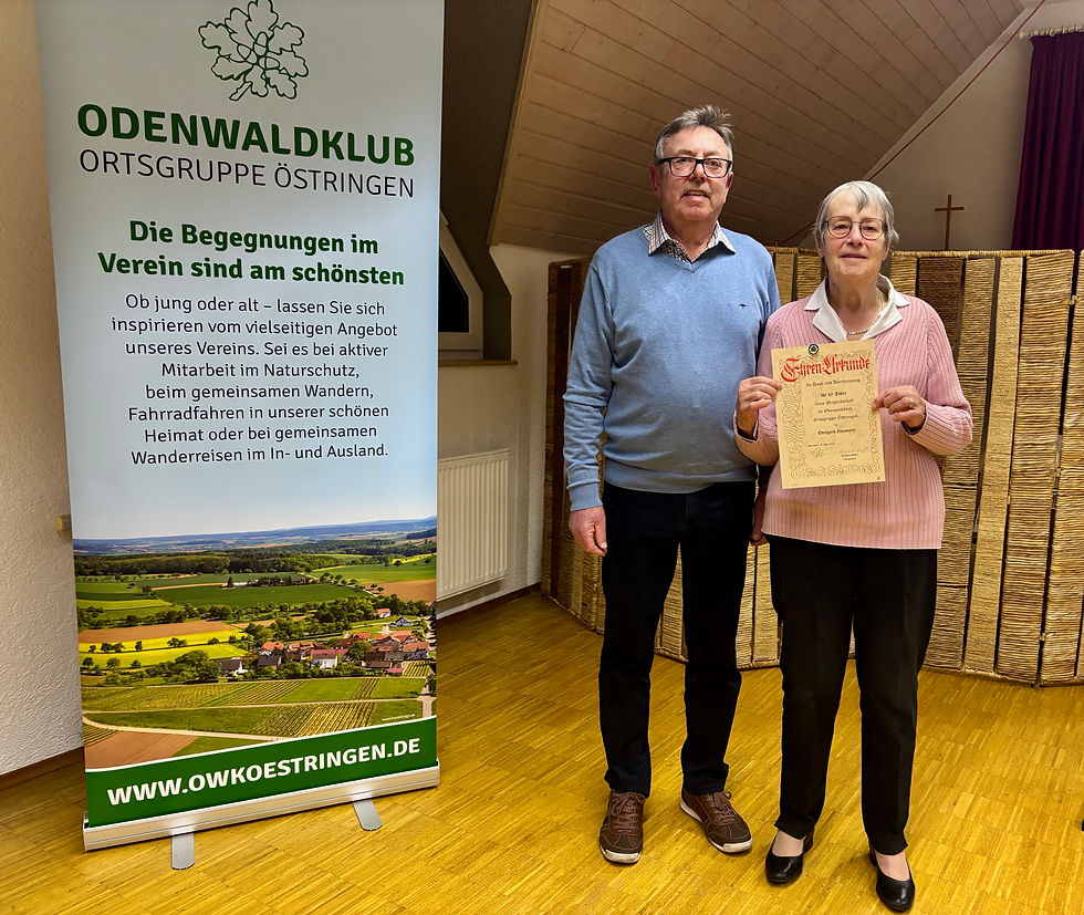 40 Jahre Mitgliedschaft E. Zotzmann