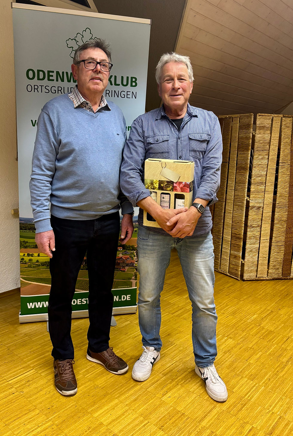 Verabschiedung unseres Wanderwartes W. Hirsch