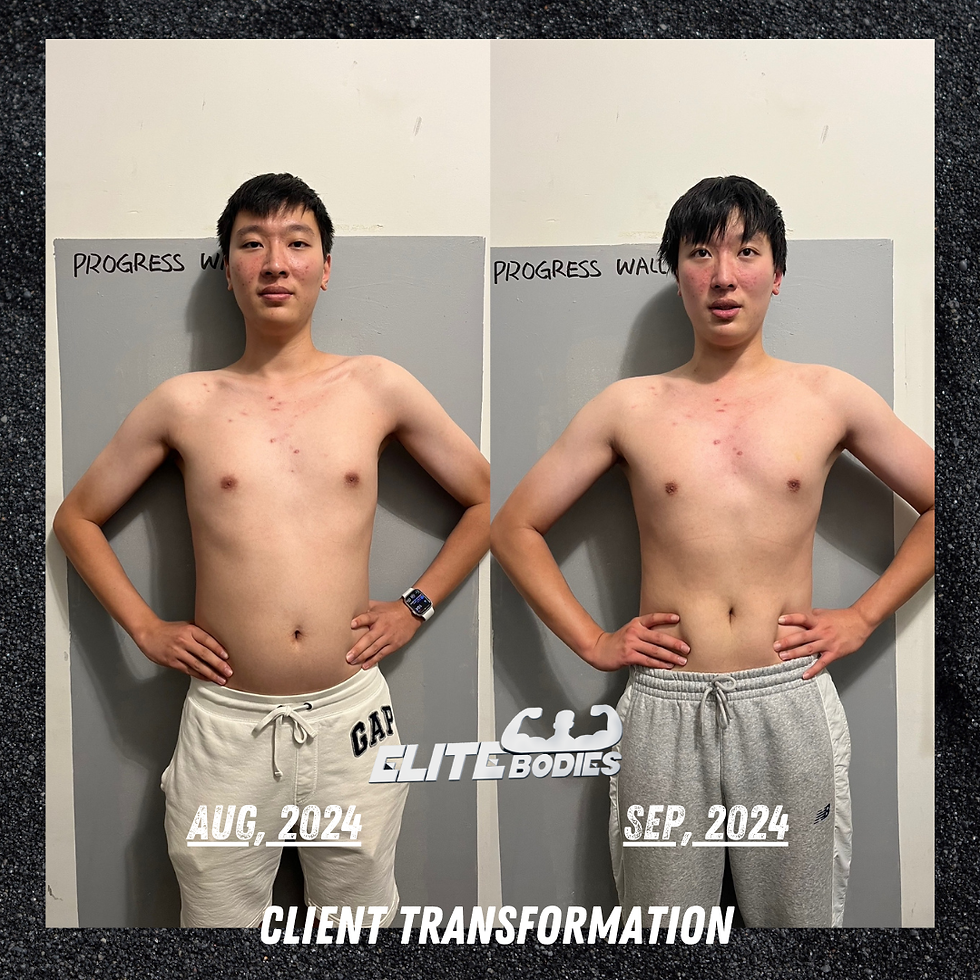 Coach Sean's Client transformation