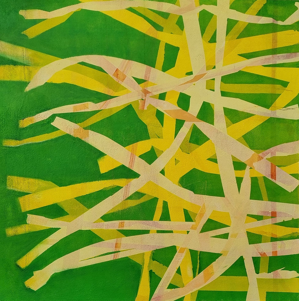 LOSGELÖST_100×100 cm | Acryl auf MDF | CHF 950.–