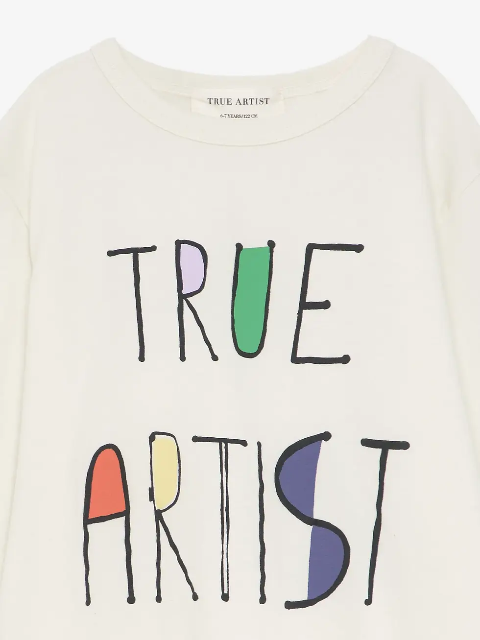 サムネイル： TRUE ARTIST //T-shirt nº05 True Ivory White