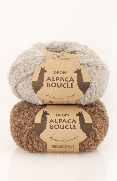 Minijatura: alpaca bouclé PRIRODNO BIJELA