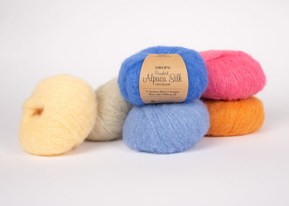 Minijatura: brushed alpaca silk TANGERINE