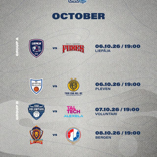 Spartak eyeing to match the best start, good chance for Liepāja and Lausanne
