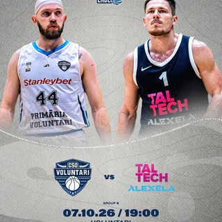 CSO Voluntari ready for a season opener against perfect TalTech/ALEXELA