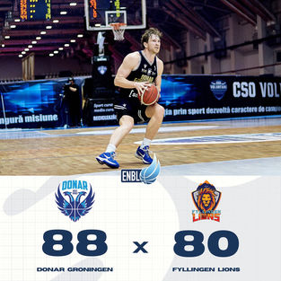 Sinterklaas is never late: third win for Donar Groningen