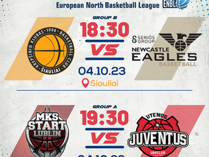 The Eagles fly to Šiauliai, Lublin take on Juventus