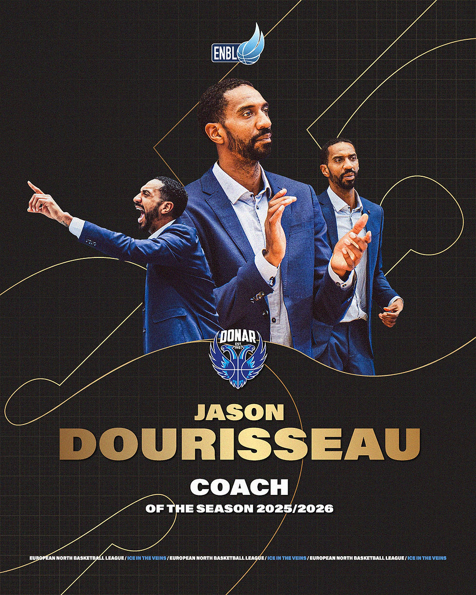 2026 ENBL Coach of the Year: Jason Dourisseau, Donar Groningen