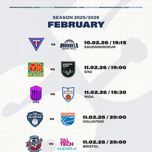 Tindastoll eyeing a home court advantage, Brussels chasing a playoff spot