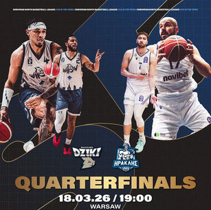 Focus on Warszawa as Dziki face Iraklis BC