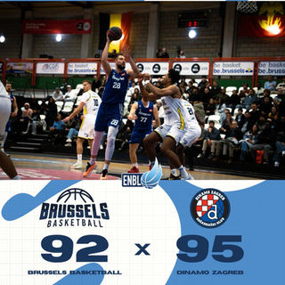 Dinamo Zagreb score 25 points off turnovers to outlast Brussels Basketball