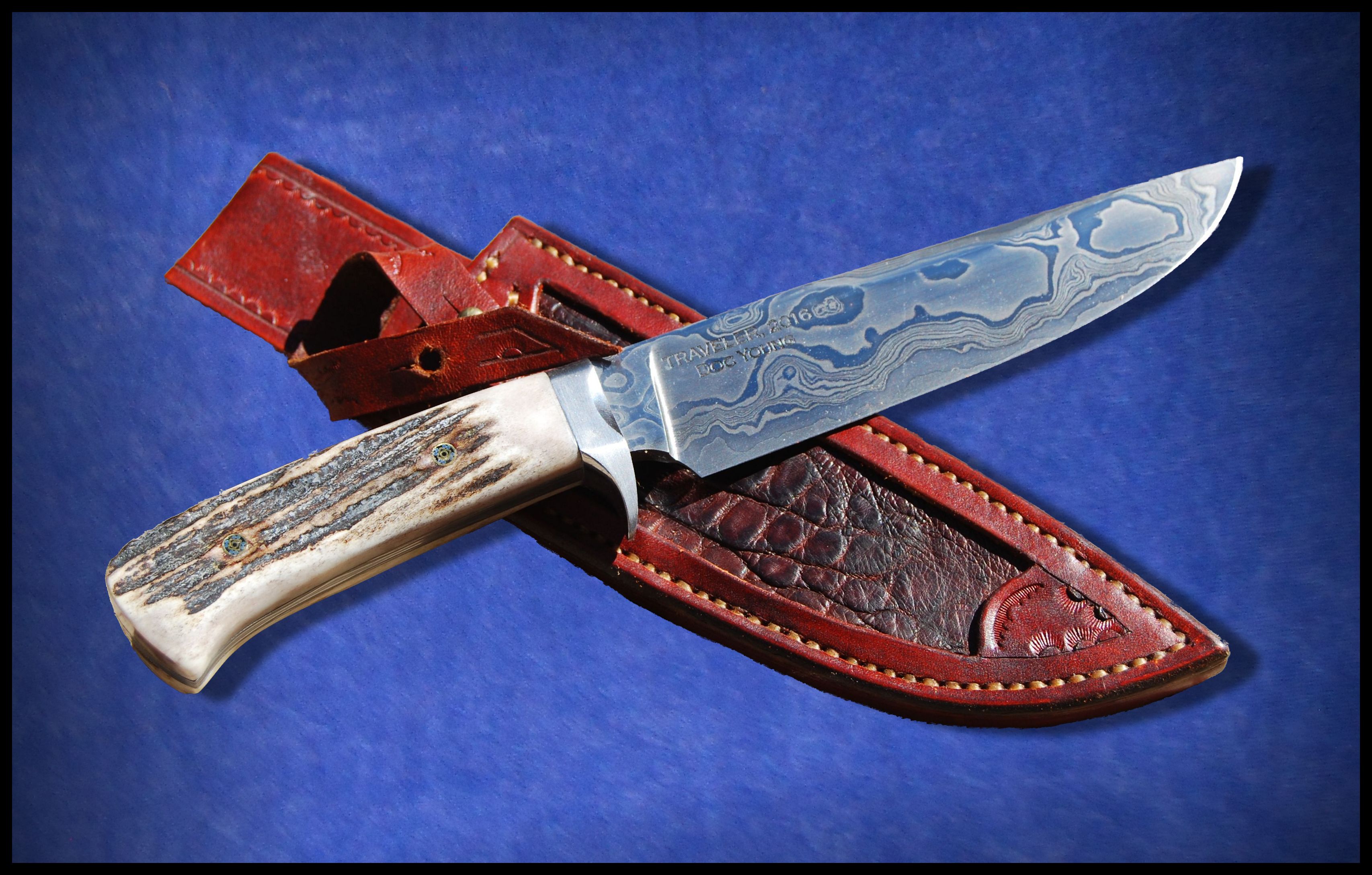 Traveler Meteorite Damascus