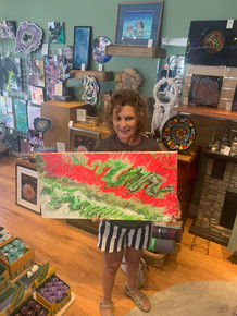 Watermelon Acrylic Painting