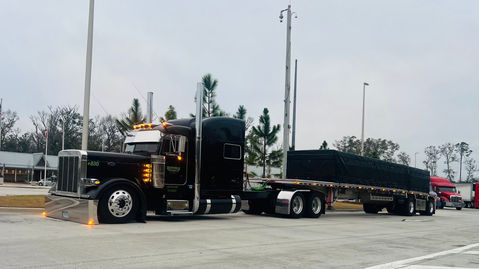 Truck Showcase at Rest Stops and Shipping Areas