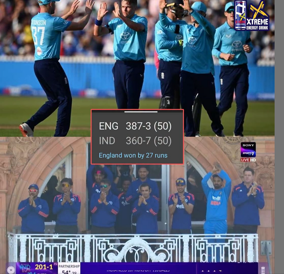 Ben Duckett hits 141 for England against India in the 3rd ODI series decider at Lord's July 2026