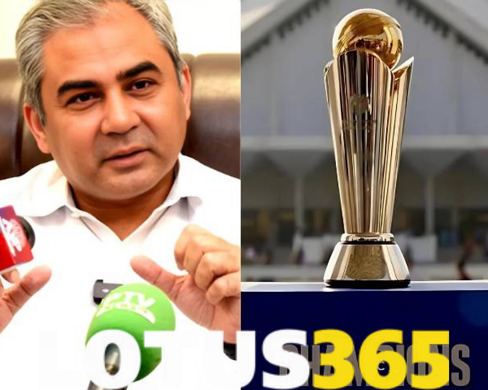 ICC Men's Champions Trophy 2025 in Pakistan, hosted by PCB with excitement. Follow Lotus365 for sports betting updates.