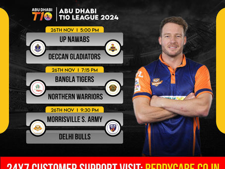 Abu Dhabi T10 League Match Details – Reddy Anna Laser247 Insights