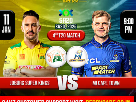 SA20 2025: Match 4, JSK vs MICT – Reddy Anna Match Prediction