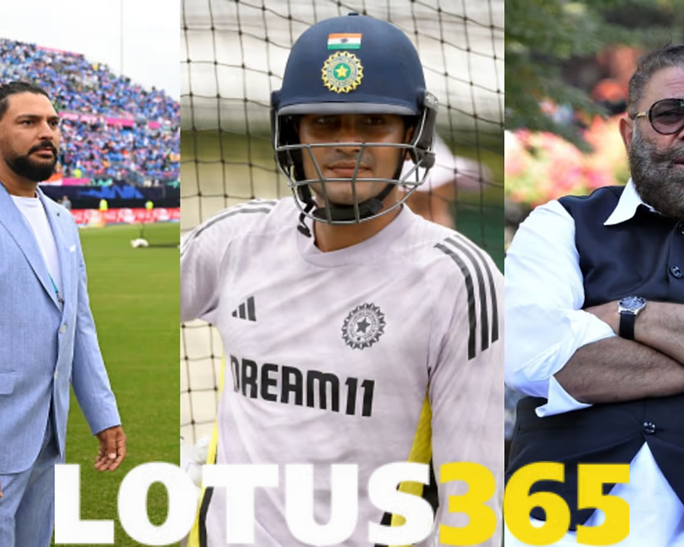 Yuvraj Singh discusses Shubman Gill’s 269 “crime” dismissal on Lotus365 insight.