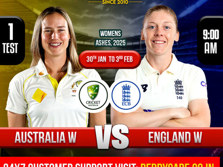Australia vs England, AUS-W vs ENG-W, Reddy Anna Match PredictionToss Winner - Australia won the toss and chose to bowl first