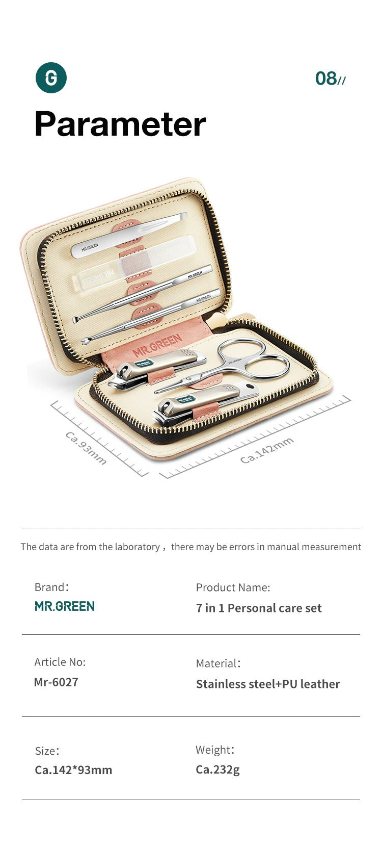 Thumbnail: Personal Care Set 7in1