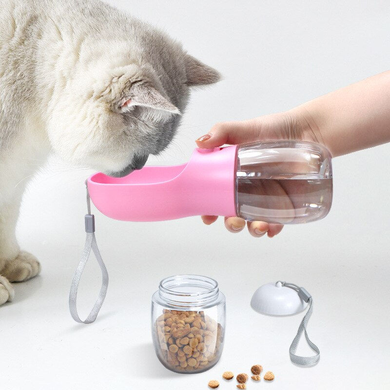 Thumbnail: Portable Water Bottle & Food Containers for Pets