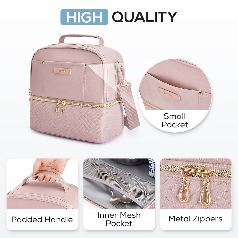 Thumbnail: Durable Waterproof Portable Thermal Lunch Bag