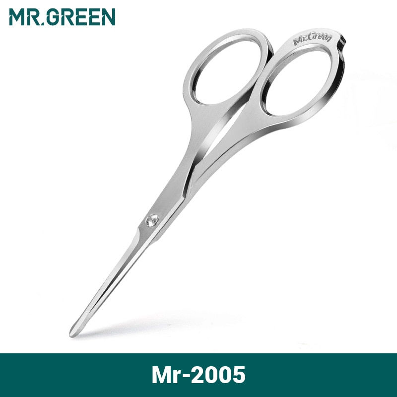 Stainless Steel Nose Hair Scissor - Makeup Scissors With Rounded tips